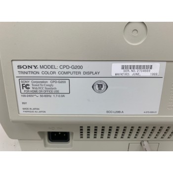 Sony CPD-G200 17" Trinitron Color Computer Display